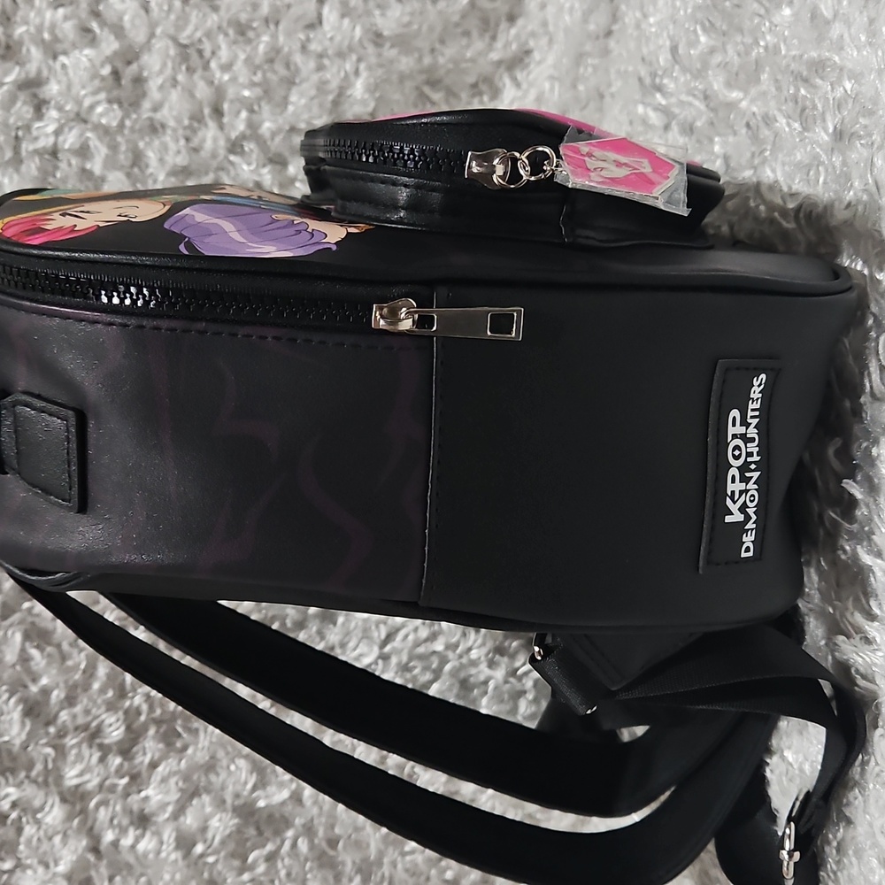 NWT KPop Demon Hunters Saja Boys Mini Backpack - Picture 3 of 12